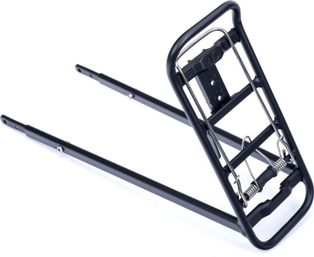 ATRANVELO V.R.-Gepäckträger Tour Front AVS – Matt Schwarz, 24/28 Zoll, Alu
