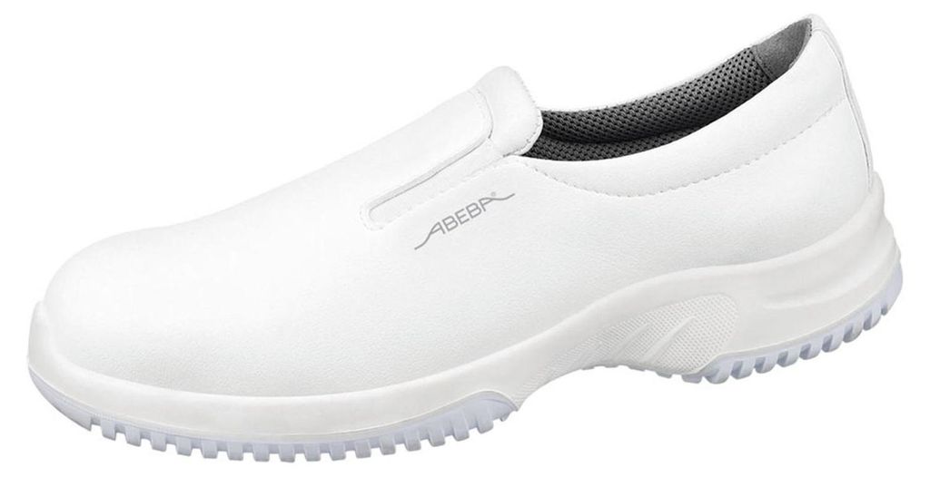Abeba Sicherheitsschuhe uni6 S2 Slipper weiß HACCP CE SRC