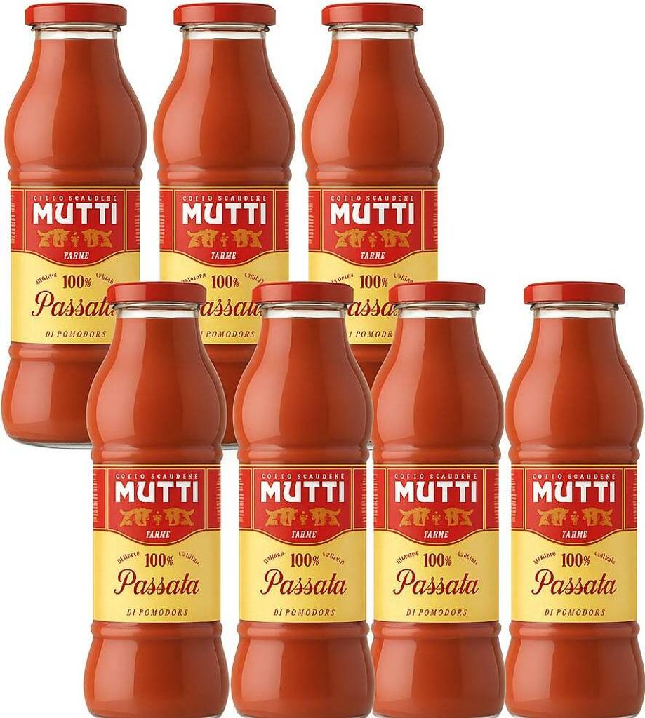Tomatenpassata 400g x7 - Mutti Produktbild 