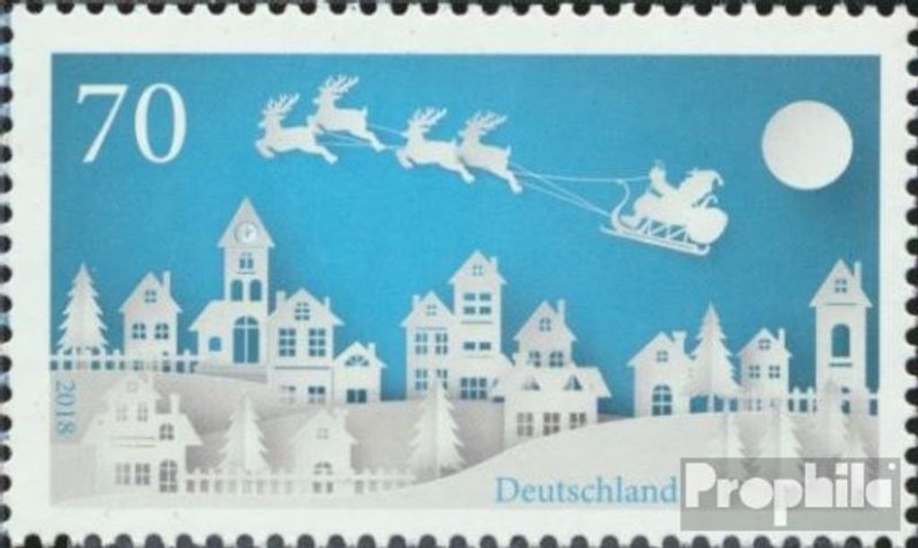 Briefmarken BRD (BR.Deutschland) 2018 Mi 3421 (kompl.Ausg.) postfrisch Winter