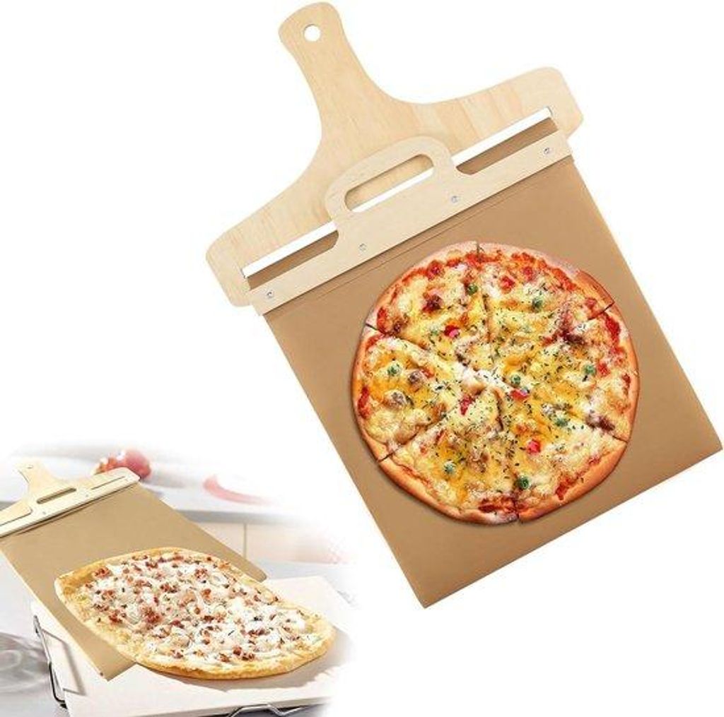 Multifunktionaler Pizzaschieber mit Antihaftbeschichtung 55 x 38 cm