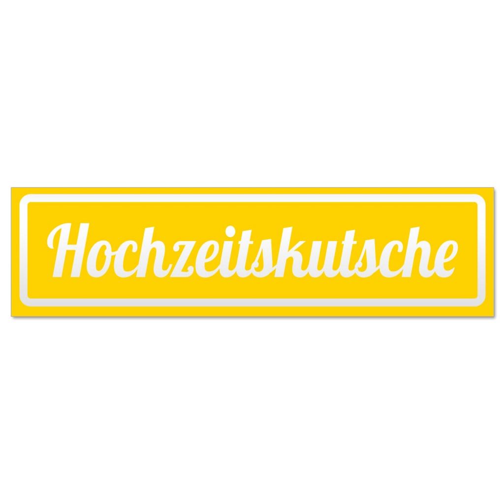 Königskutsche invertiert Magnetschild Schild magnetisch
