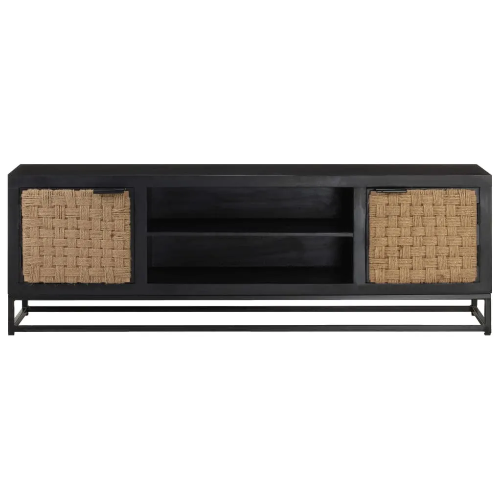 Mobile Porta TV SYFAX™ 120x30x40 cm - Vero Legno Massello di Mango - 1