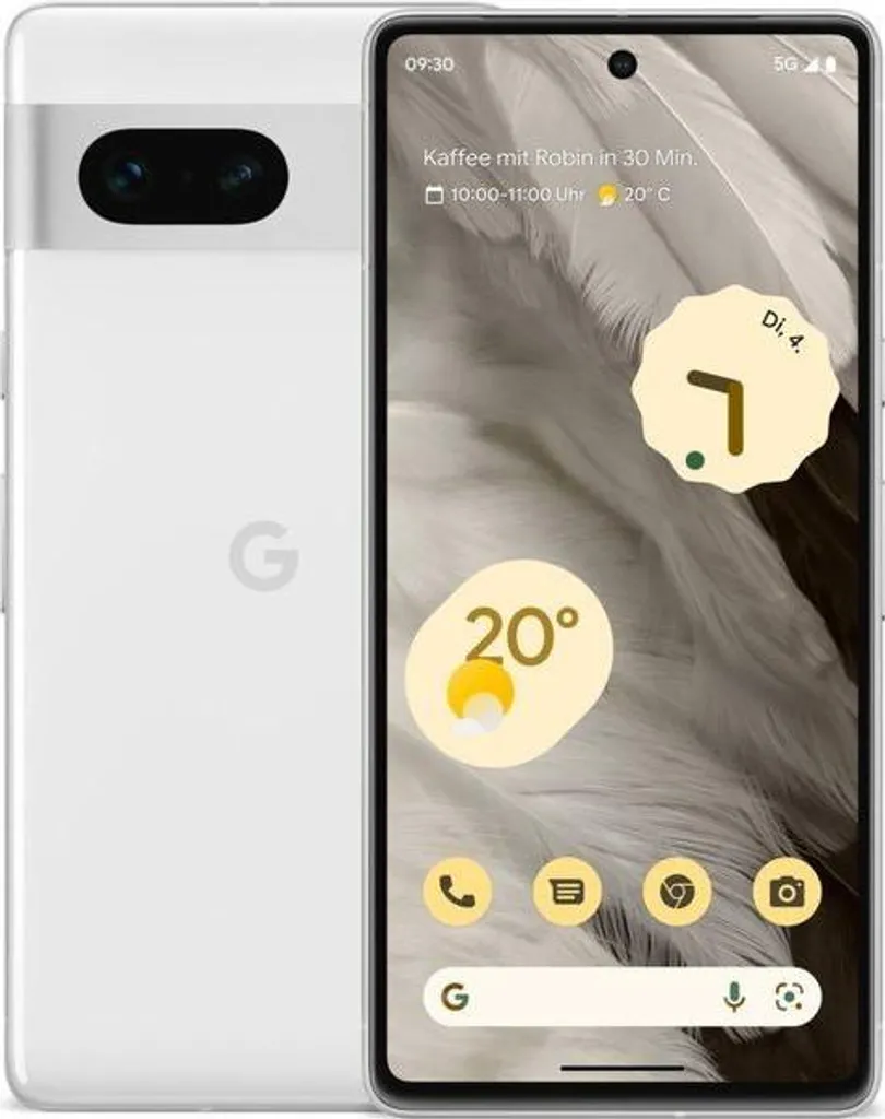 Google Pixel 7 5G 128GB 8GB RAM Smartphone Débloqué Dual SIM Blanc Neige
