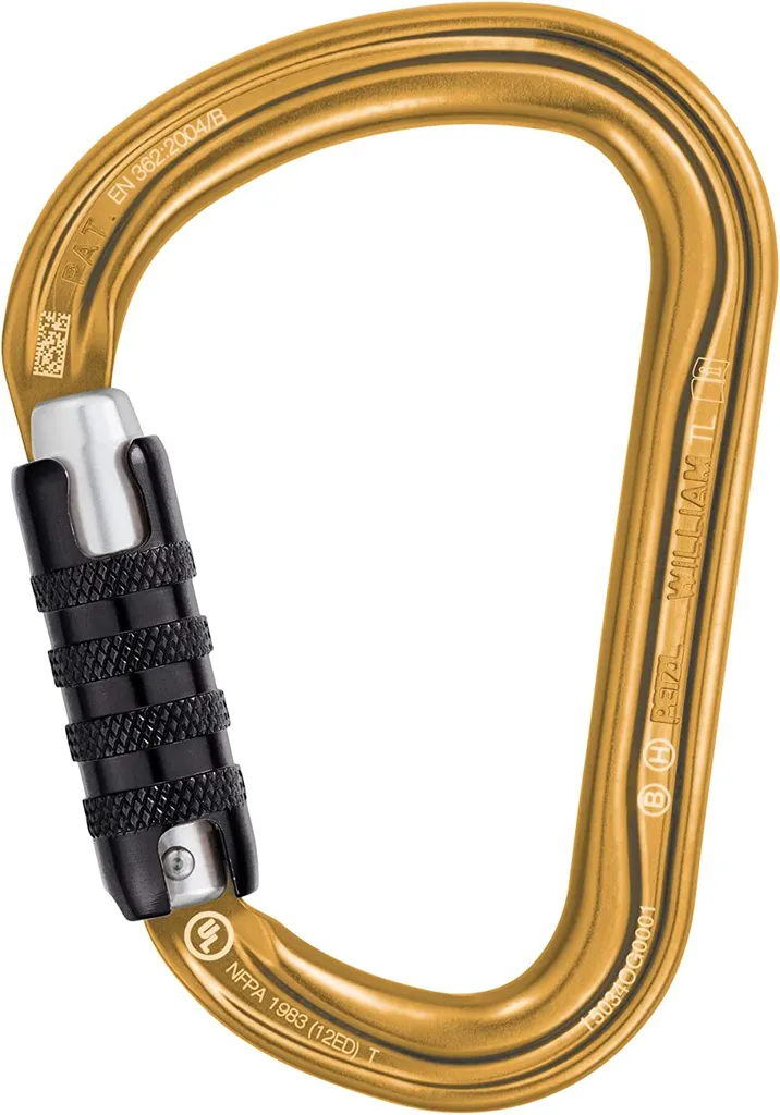 Mousqueton Petzl William Ball-Lock - Connecteur de Sécurité Escalade