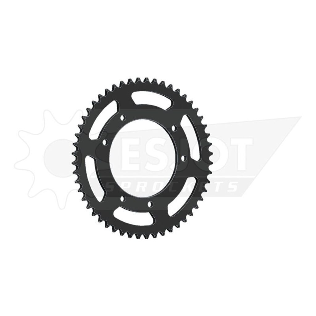Esjot Kettenrad 420 52Z Stahl Schwarz
