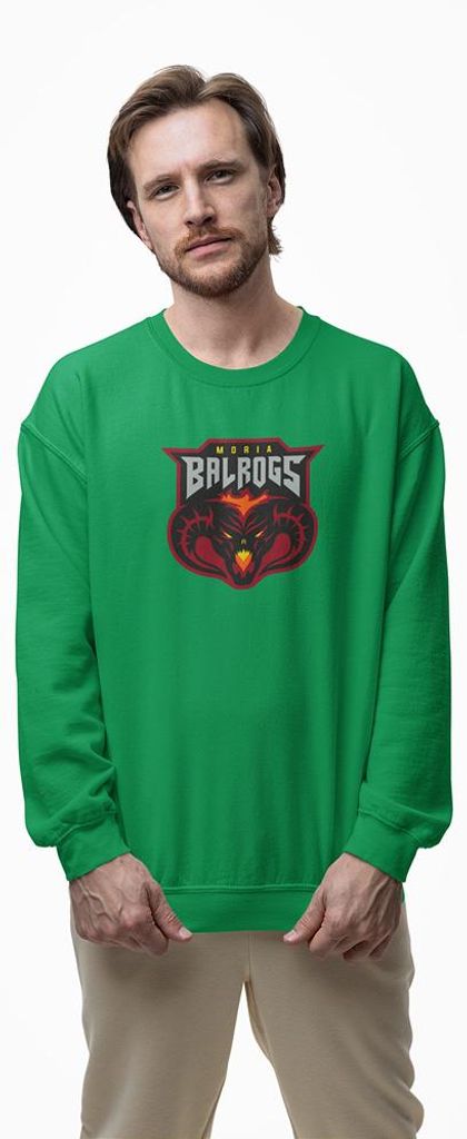 D&B Design Uni Pullover SWMO00102 Balrog Grün-Größe XL