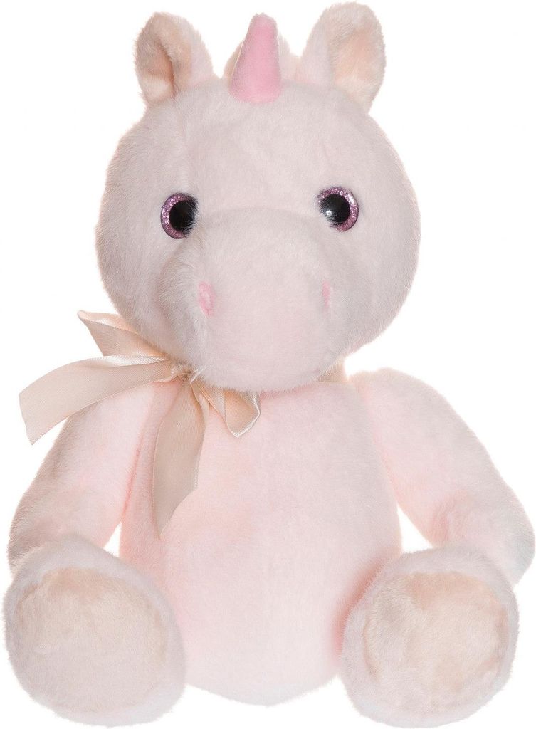 Einhorn-Plüschtier, Hellrosa, 20 cm, maschinenwaschbar