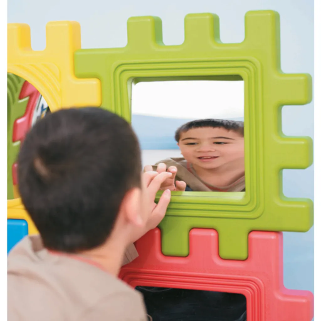 Blocs de construction We-Block sécurisés : Miroirs incassables pour bébés - 7