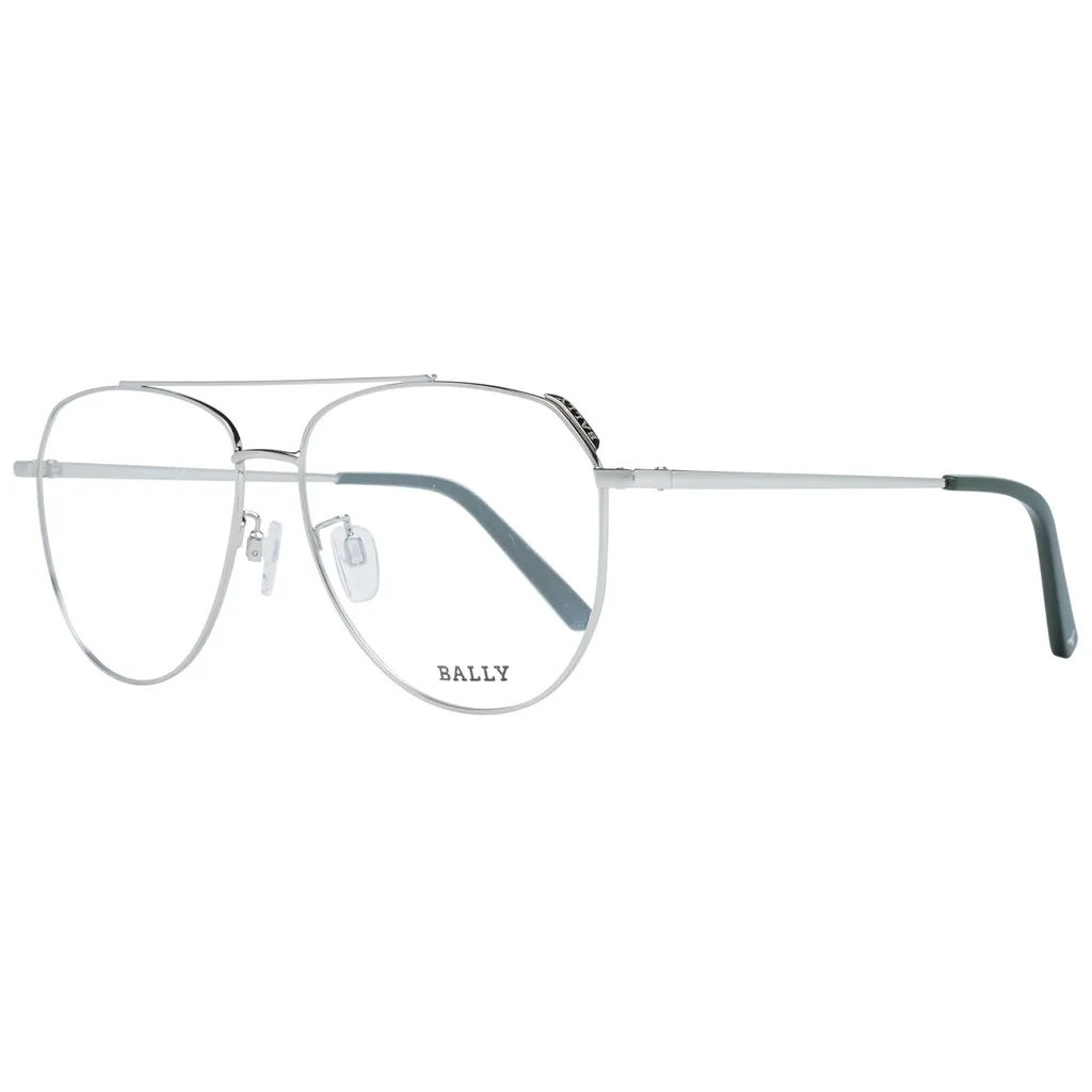 Lunettes Homme Bally BY5035-H 018 57 avec Finition Métallique Argentée