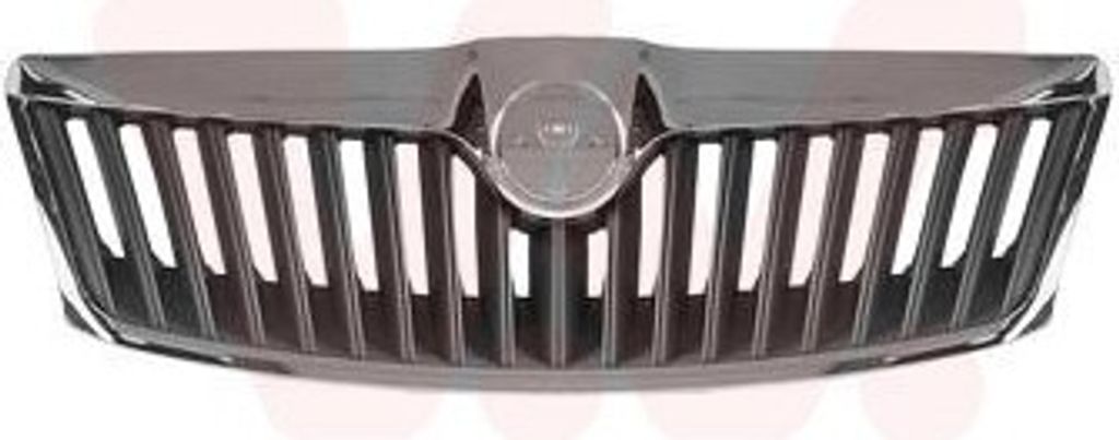 VAN WEZEL 7623510 Kühlergrill Frontgrill für SKODA Octavia II Combi (1Z5) Schwarz