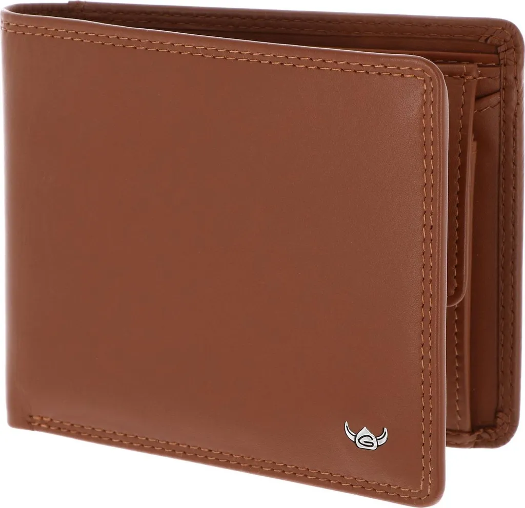 Golden Head Polo 1453 Portafoglio Pelle Cognac RFID Protect