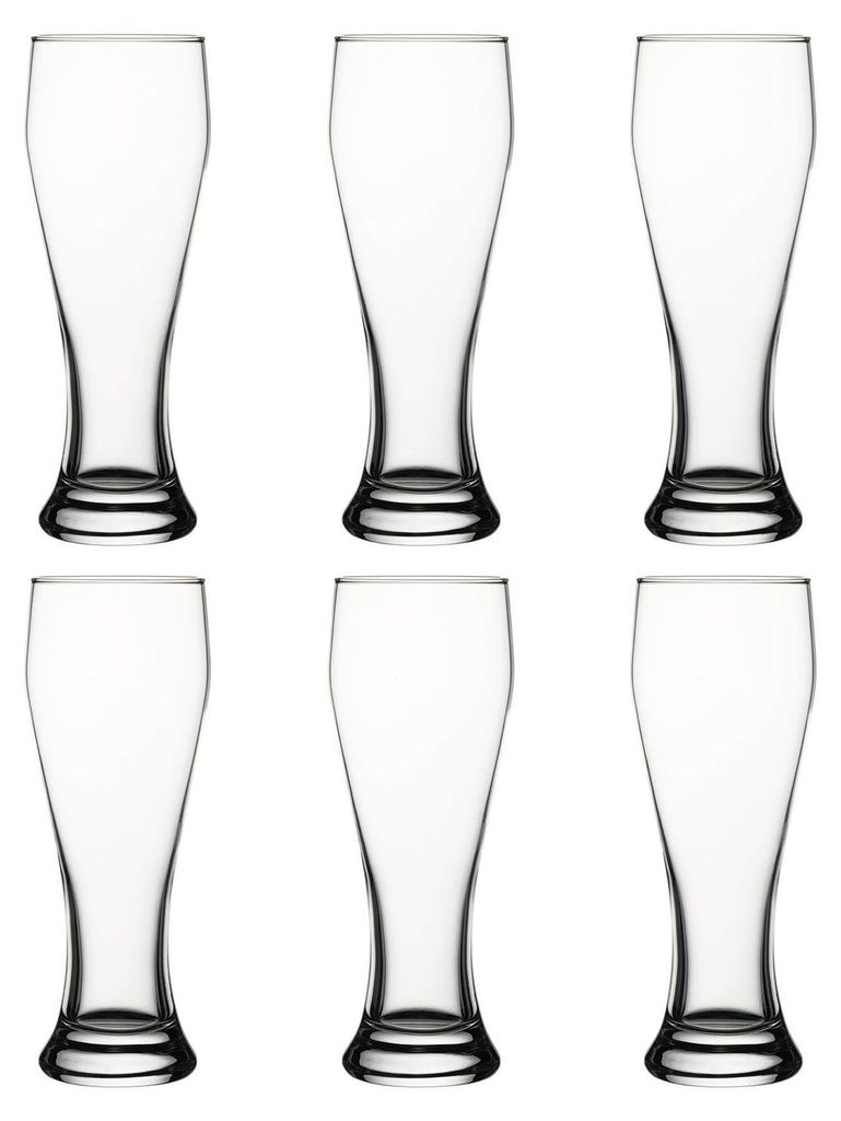 6 szklanek do piwa pszenicznego Pasabahce Allegra, 415 ml Zdjęcie produktu 