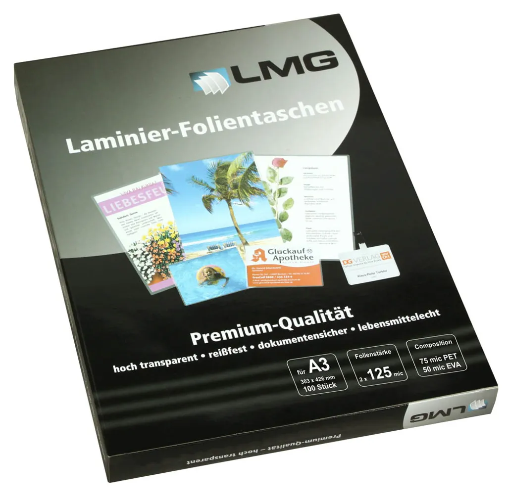 Pouches LMG A3 125 Mic Folienta - 100 Pezzi - La Scelta dei Professionisti
