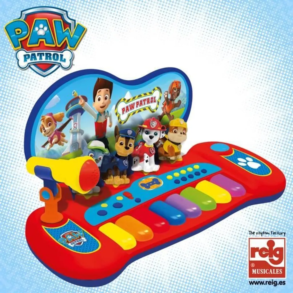 Clavier électronique Paw Patrol Pat'Patrouille pour enfant - Bleu