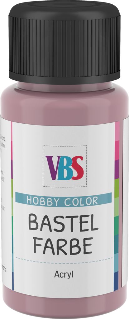 VBS Bastelfarbe, 50 ml Pastell-Rosa