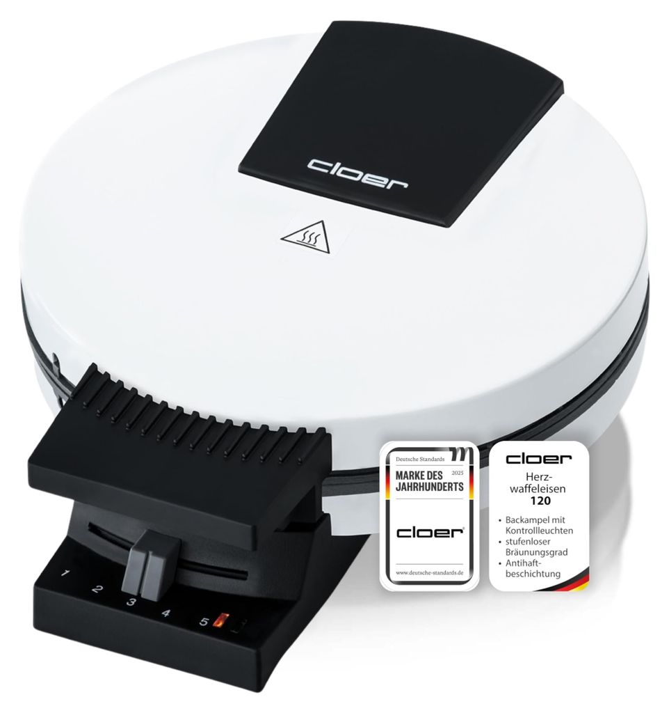 Cloer 120 Waffelautomat Waffeleisen Produktbild 