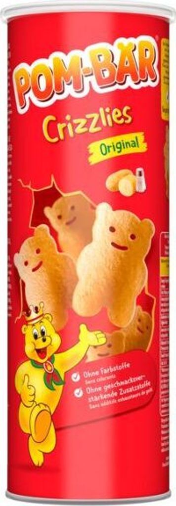 Pom Bear Crizzlies Original křupavé tenké a lahodně slané Obrázek produktu 3