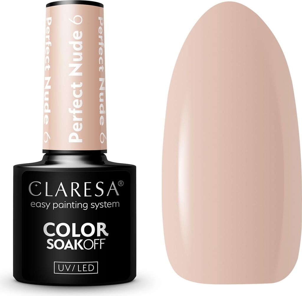 CLARESA Vernice ibrida PERFECT NUDE 6 -5g Immagine del prodotto 
