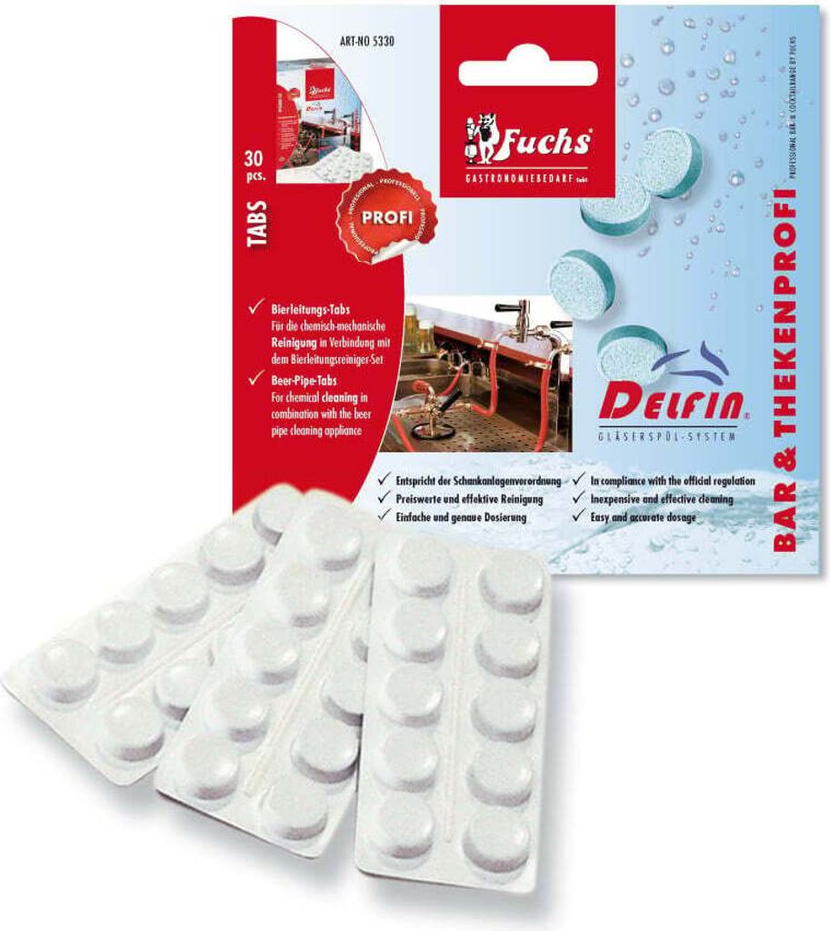 Reinigungsmittel, Reinigungstabs für Bierleitungsreiniger-Set - 30 Stck.