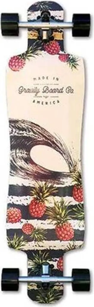 Longboard de Ville Gravity Pineapple Express 38" idéal Balade et Carving