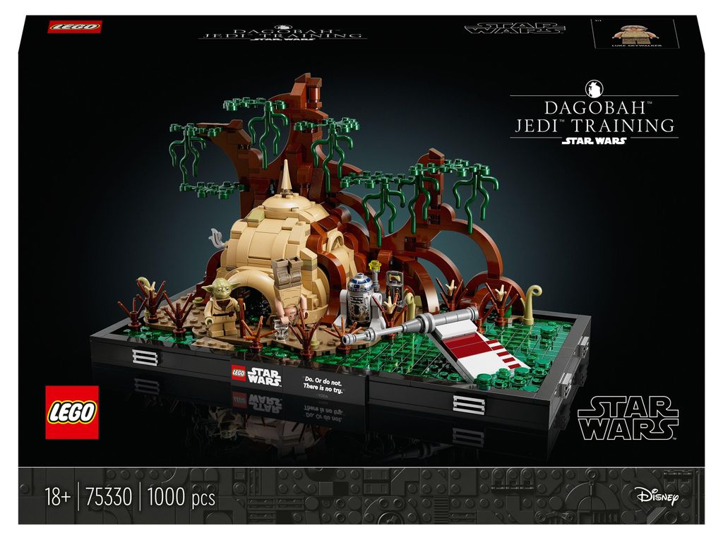 LEGO Star Wars Diorama Addestramento Jedi su Dagobah 75330 Immagine del prodotto 