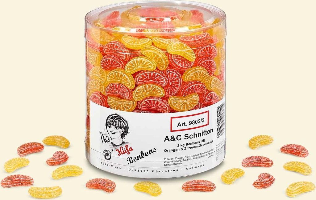Küfa A e C fette di frutta con arancia e limone 2000g Immagine del prodotto 