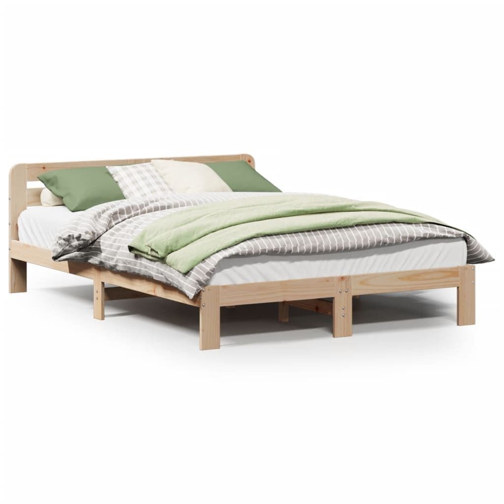 "SALE 2026"Massivholzbett Modernes/Doppelbett - Polsterbett Erwachsene/r /Kind - ohne Matratze - 160x200cm Kiefernholz - Klassische Betten DEMöbel...