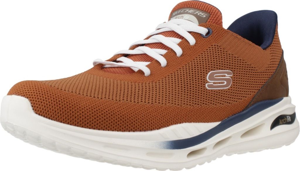 Skechers Sportliche Slipper Herren 736B6563686572735F323130393934 Braun 45 EU