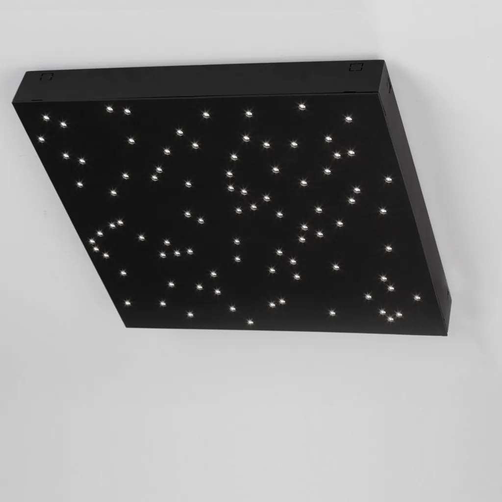 Plafonnier LED Dimmable Ciel Étoilé Noir avec Télécommande Cielo