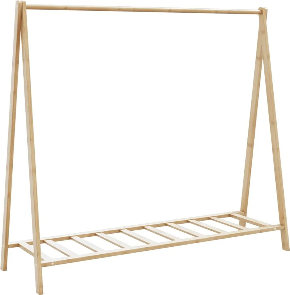 VidaXL Supporto Appendiabiti in Legno di Bambù | Leroy Merlin