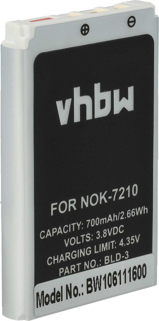 vhbw Akku kompatibel mit Nokia 6560, 6610, 6225, 3205I, Produktbild 
