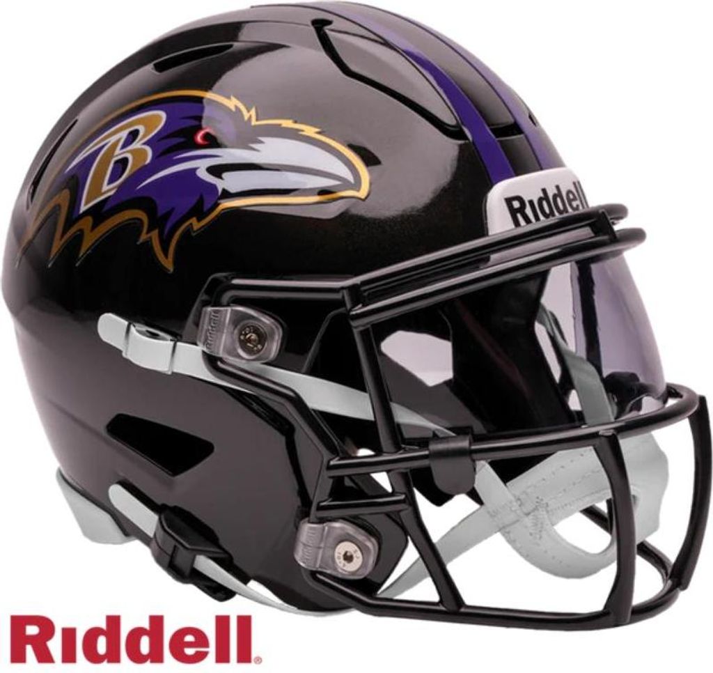 Riddell Speedflex Midi NFL Replica Helm Mid-Size Baltimore Ravens Fanzone Artikel