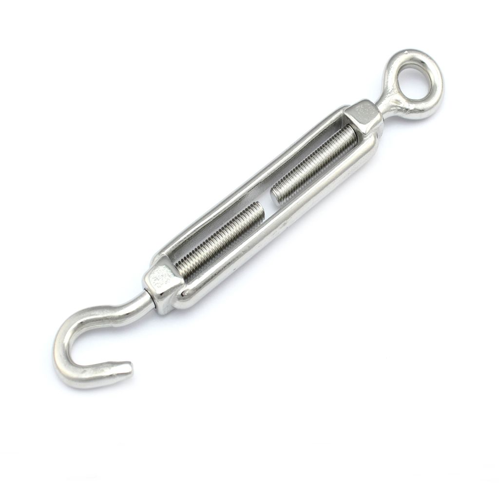 Spannschloss Edelstahl M10 Öse / Haken Drahtseil Seilspanner Spannschraube Spanner