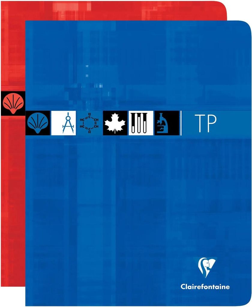 Clairefontaine 5x Arbeitsheft 17x22cm 40 Blatt FR Lineatur blanko Sortiert 3727C