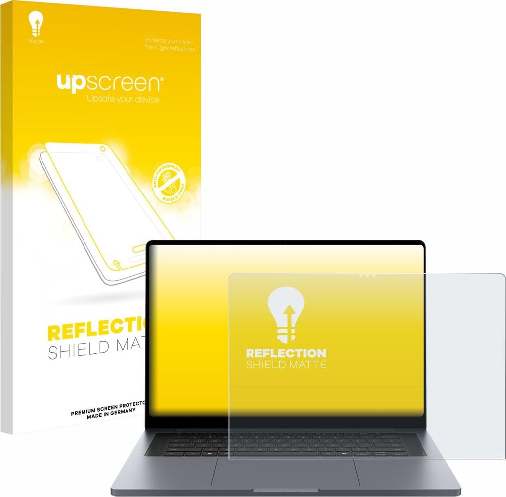 upscreen Schutzfolie für Samsung Galaxy Book6 Ultra 16" Displayschutz Displayschutzfolie Folie Matt Entspiegelungsfolie