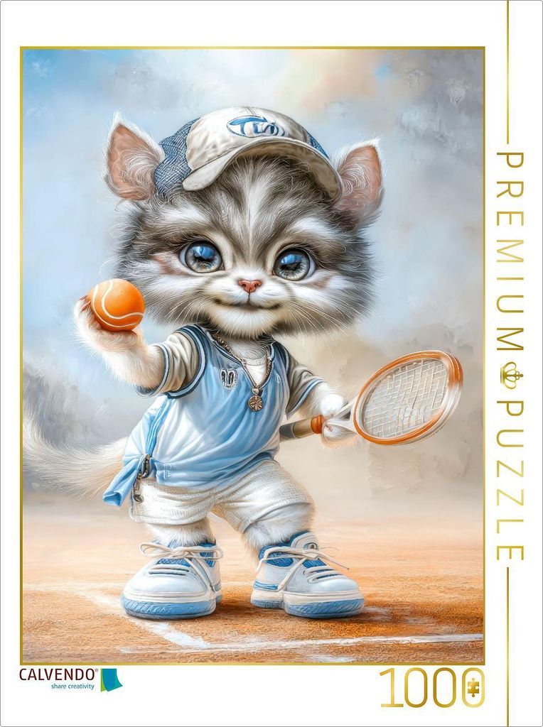 CALVENDO Puzzle Tennis - mein Leben | 1000 Teile Lege-Größe 64x48cm Foto-Puzzle für glückliche Stunden