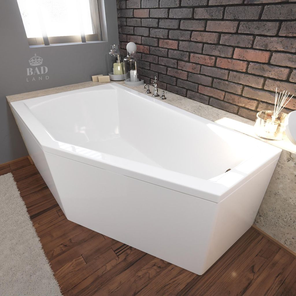 BADLAND Eckbadewanne Badewanne Selena RECHTS 160x90 mit Produktbild