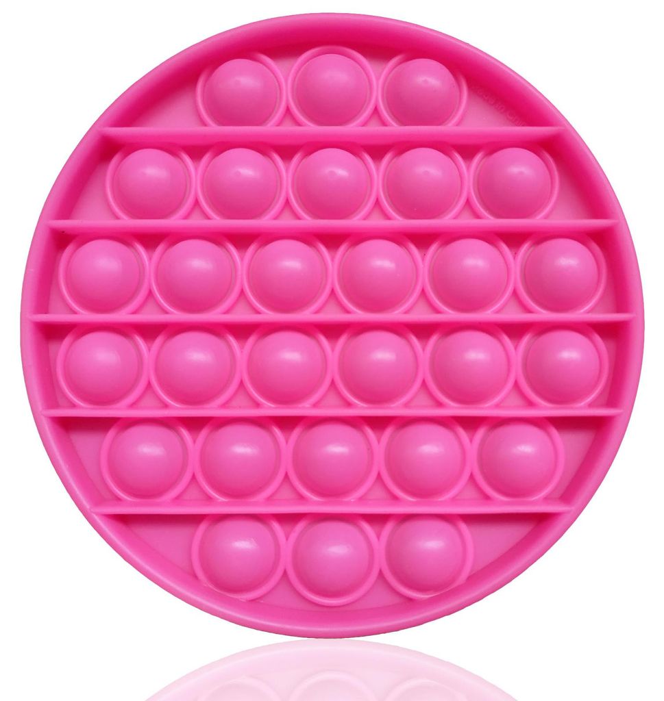 Fidget Toy Push Pop Bubble - Anti Stress Spielzeug - Kreis Pink