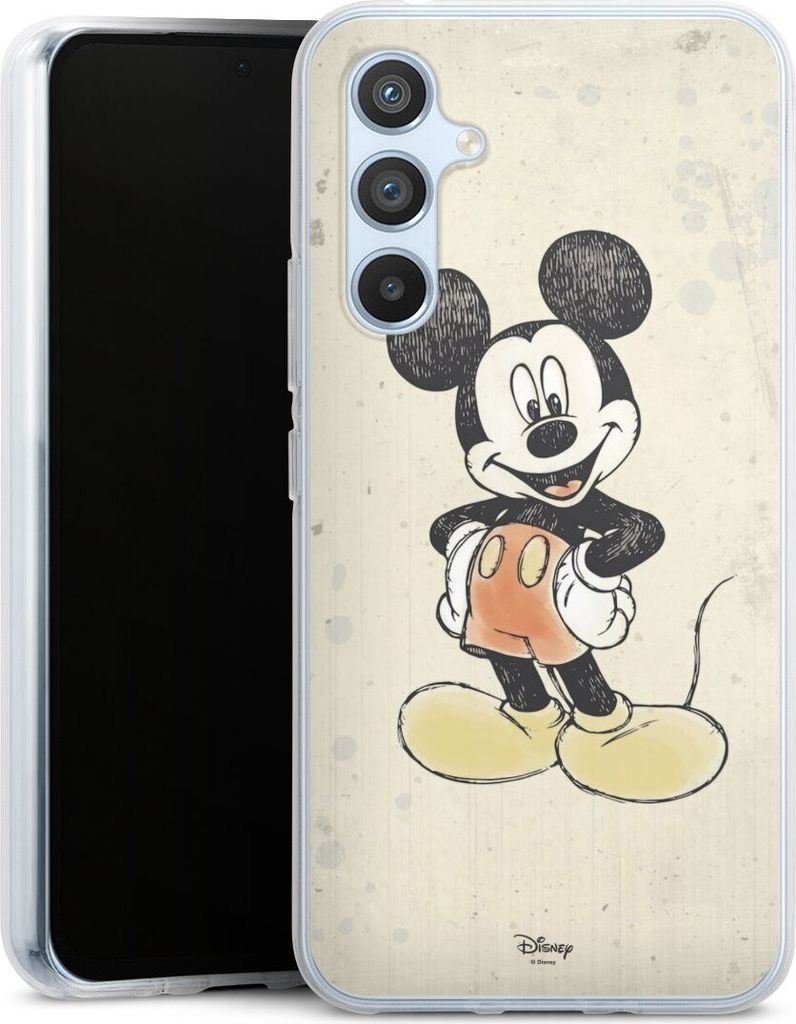 DeinDesign Handyhülle für Samsung Galaxy A54 5G Silikon Hülle Case Smartphone Schutzhülle Mickey & Minnie Mouse Offizielles Lizenzprodukt Wasse...