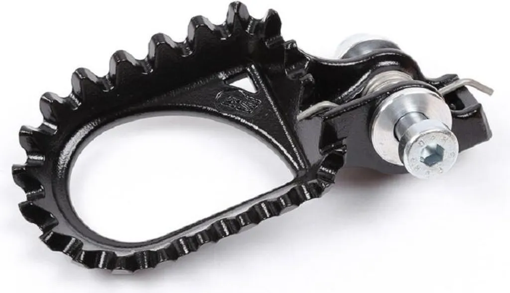 Repose-pieds de motricité S3 Hard Rock arrière +10mm acier noir