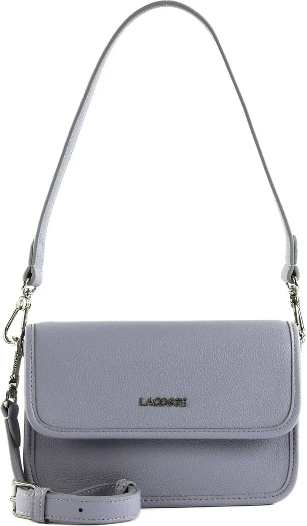 Sac Bandoulière Femme Lacoste Flap Crossover en Lilas Pastel Chic