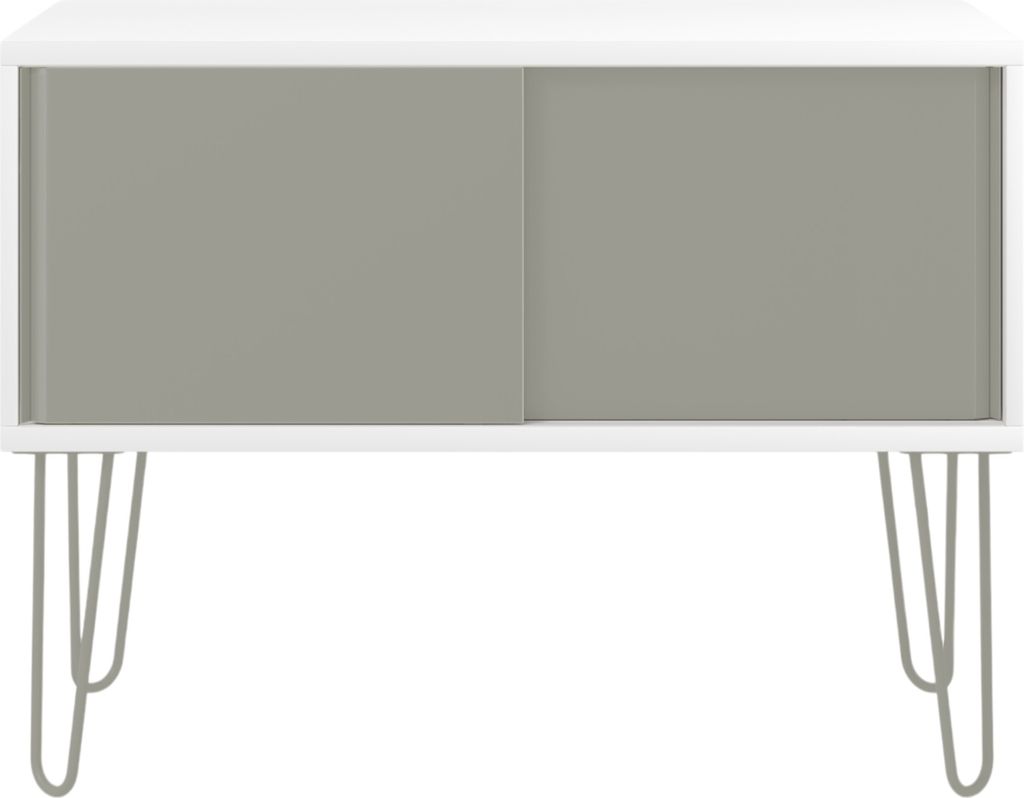 Bisley MultiRange Sideboard - Farbe: Weiß/Lichtgrau