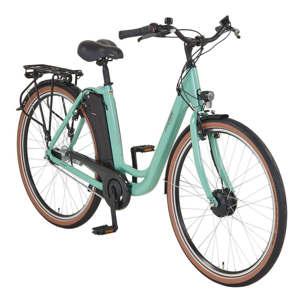 PROPHETE GENIESSER 1.9 Damen City E-Bike 28" Limited| e-novation Vorderradmotor 40 Nm, 374 Wh SideClick Akku bis 100 km, Shimano 3-Gang Nabenschaltung