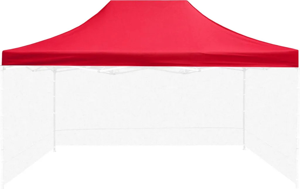 Aga Tetto Rosso Stand 3x4,5m Ricambio Gazebo Eventi e Sagre