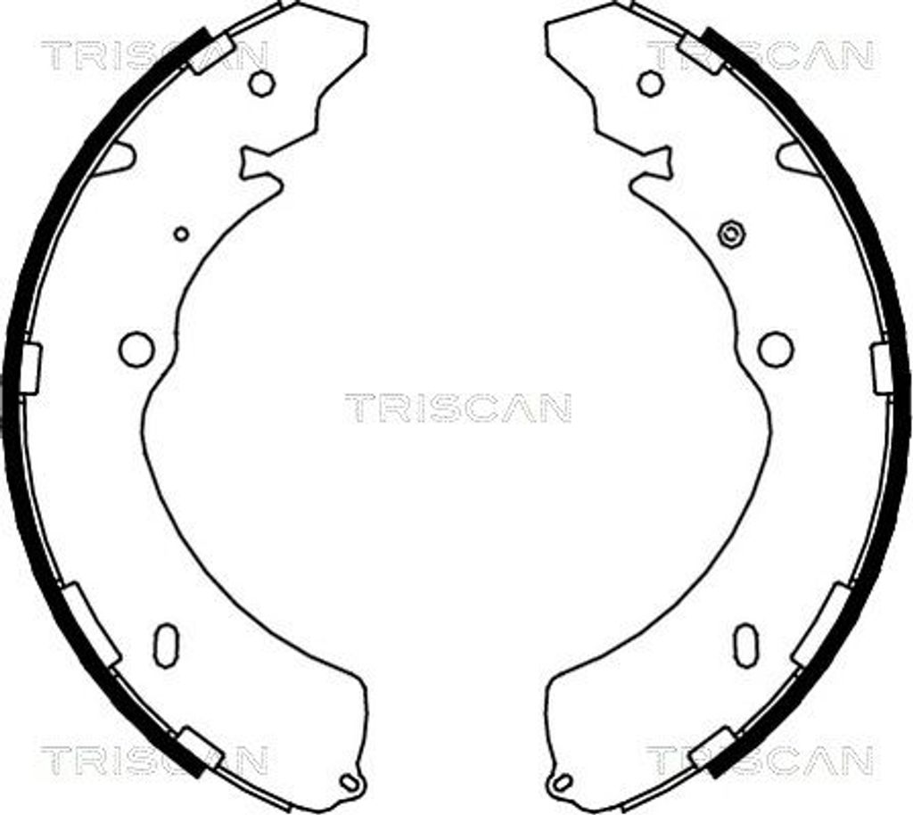 TRISCAN Bremsbackensatz für ISUZU D-MAX 8DH D-MAX Produktbild 