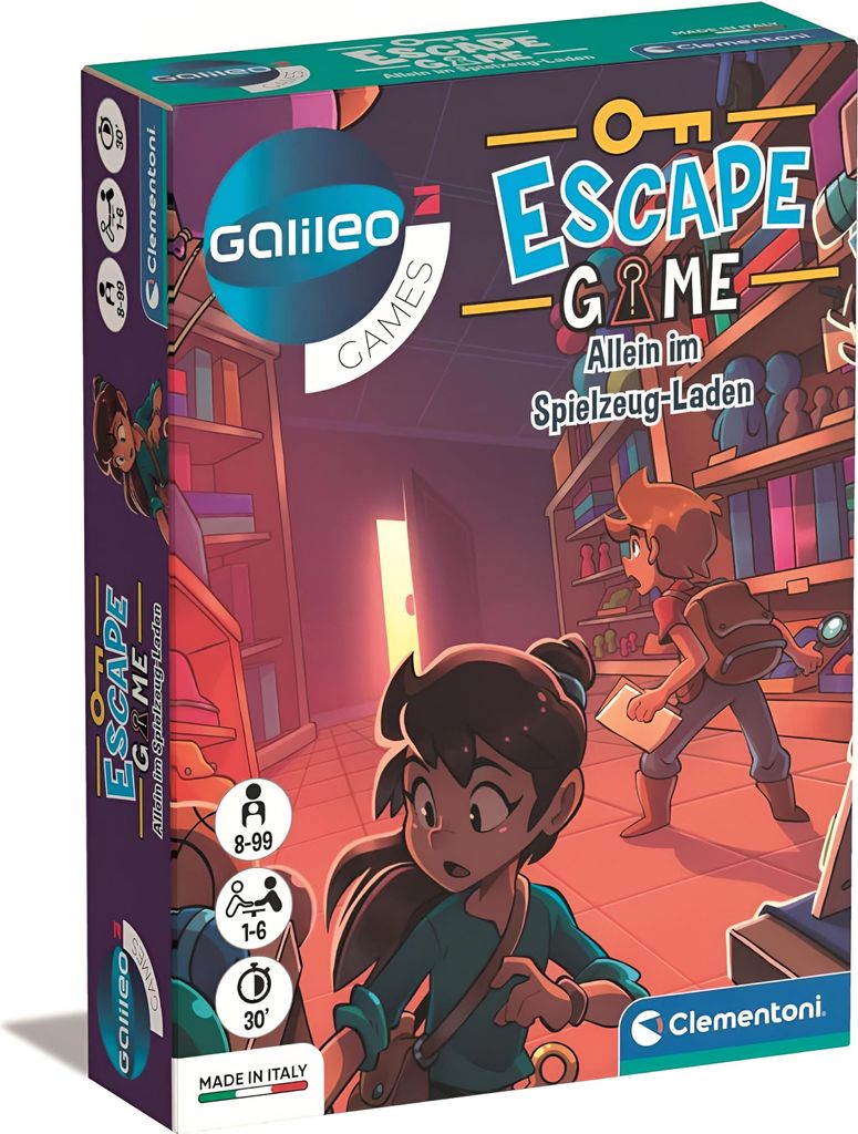Escape Game - Allein im Spielzeug-Laden, Partyspiel