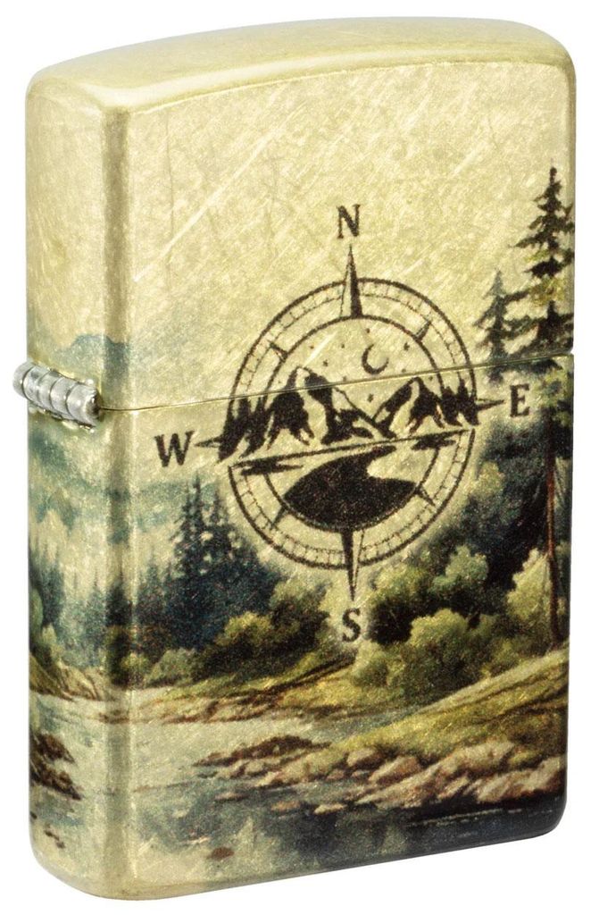 Zippo zapalova? Compass Adventure Wildnis akvarel Obrázek produktu 