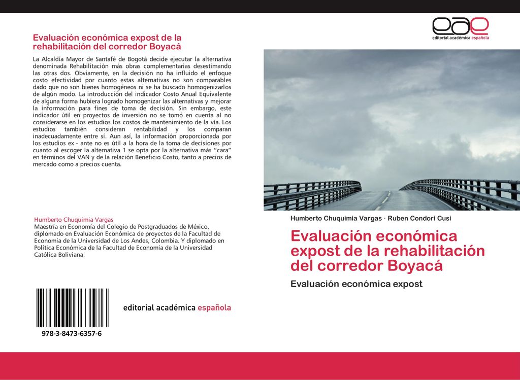 Evaluación económica expost de la rehabilitación del corredor Boyacá