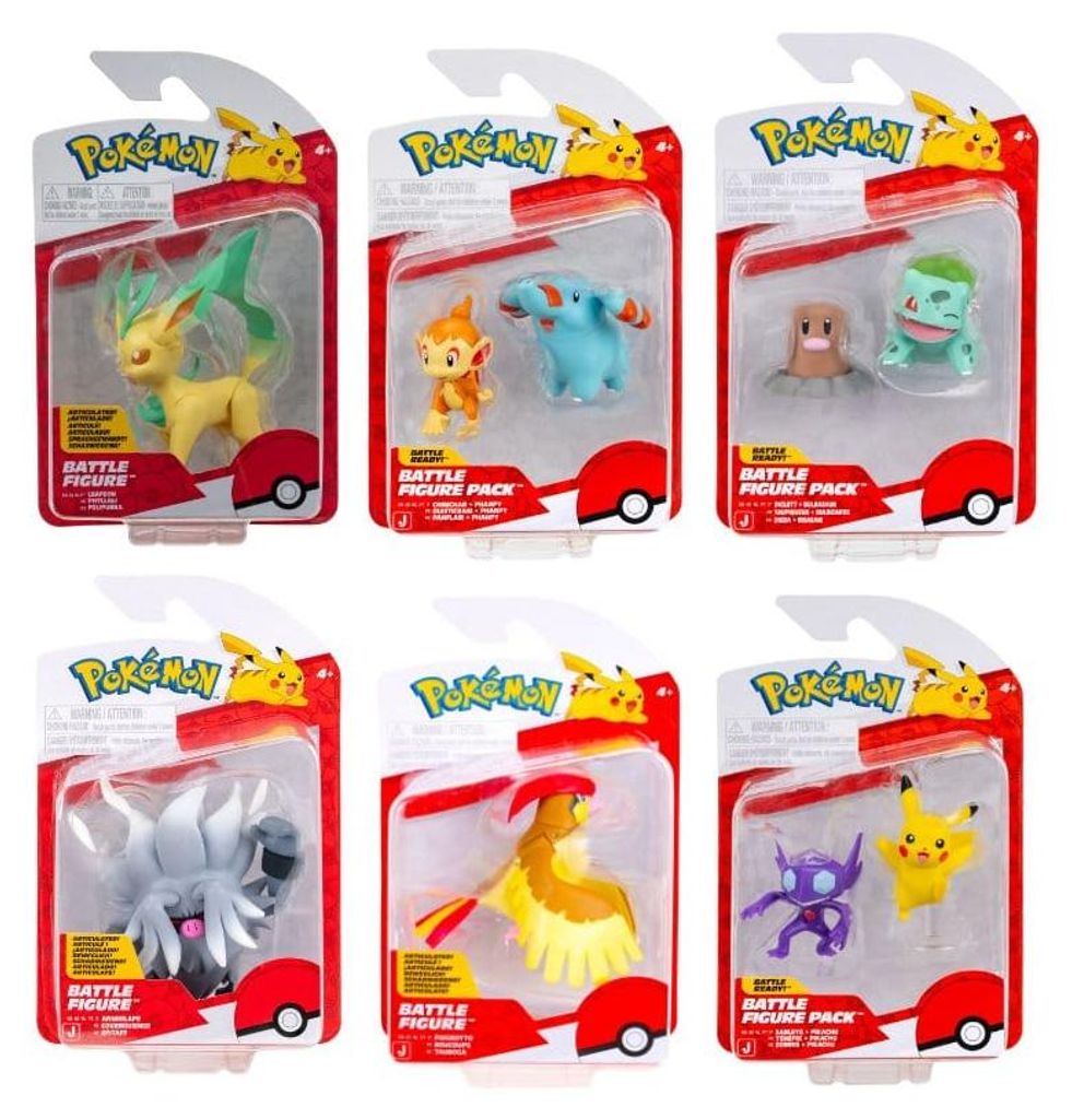Figuras de acción Pokémon, versión 22, surtido (6 unidades) Imagen del producto 